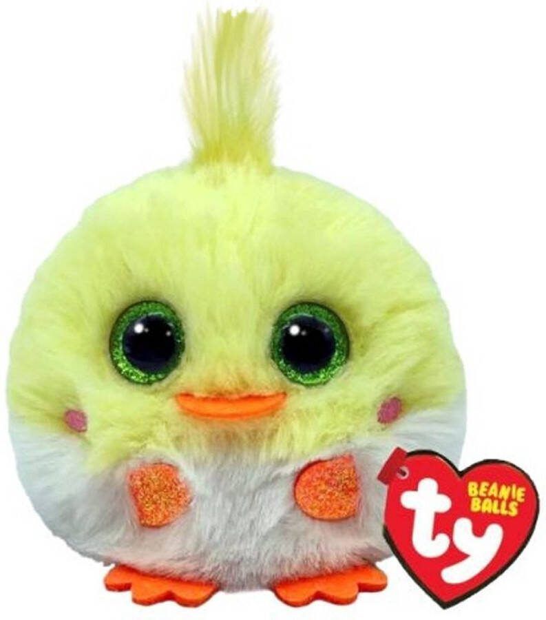 Ty Beanie Balls Lente Knuffel Kuiken Eggy 10 cm