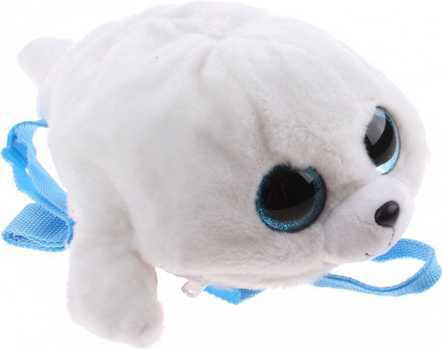 Ty Beanie Boo Pluche Ty Beanie witte zeehond rugzak Icy voor kinderen Zeehonden huisdieren knuffel tassen Schooltas gymtas Rugzakken rugtassen voor jongens meisjes