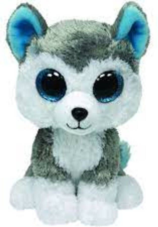 Ty Beanie Boo&apos;s knuffel hond Slush 15 cm