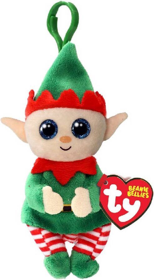 Ty Beanie Boo's Clip Christmas Elf Groene Buik 7 cm