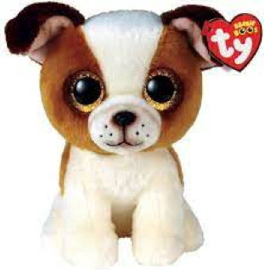 Ty knuffels Ty Beanie Boo Hugo Bulldog 15cm
