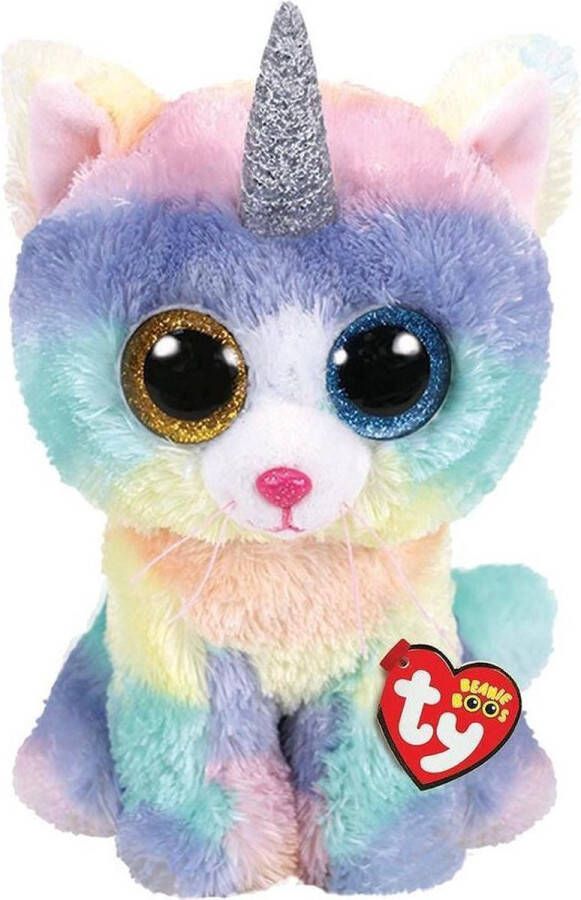 Ty Beanie Boo's Knuffel Kat Heather 24 cm