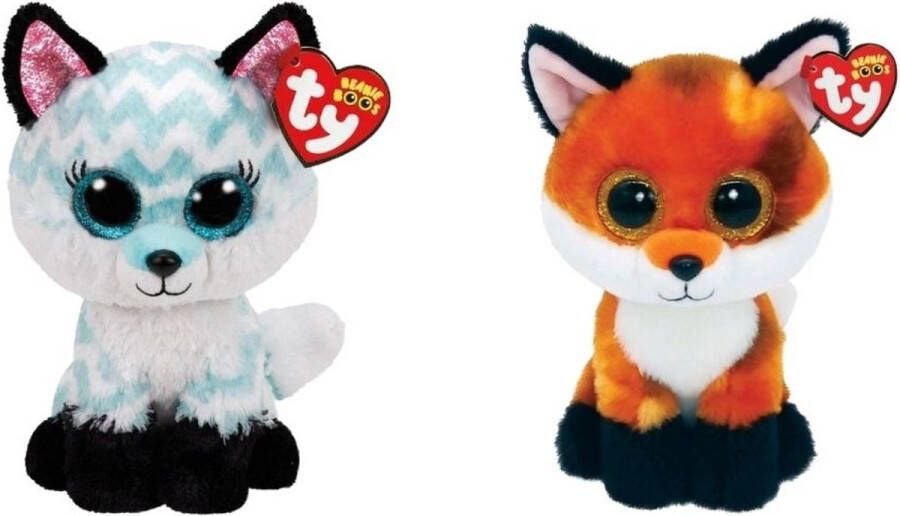 Ty Knuffel Beanie Boo&apos;s Atlas Fox & Fox