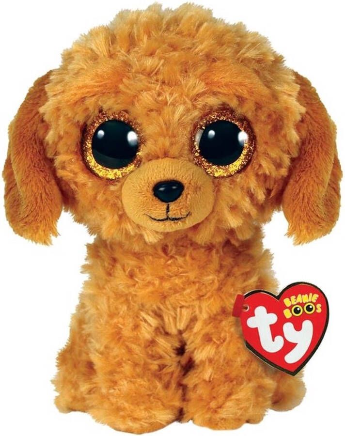 Ty Beanie Boo&apos;s Knuffel Hond Goldendoodle Noodles 15 cm
