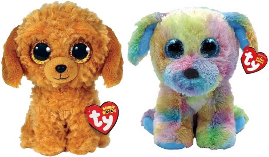 Ty Knuffel Beanie Boo&apos;s Golden Doodle Dog & Max Dog