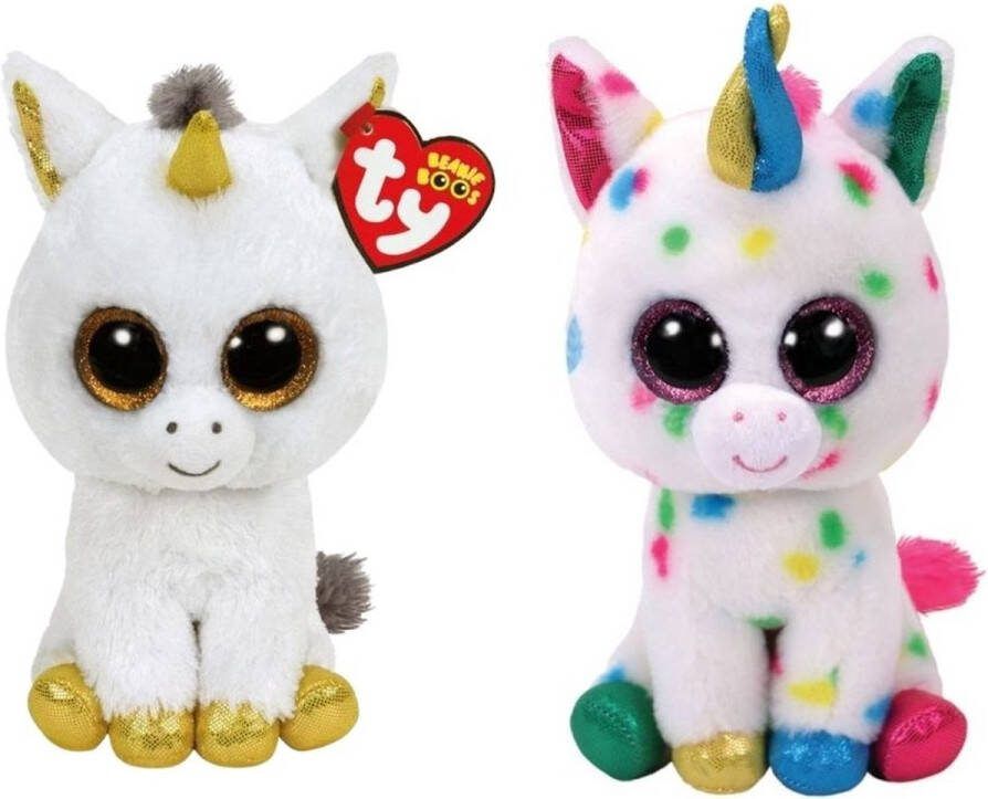 Ty Knuffel Beanie Boo's Pegasus Unicorn & Harmonie Unicorn