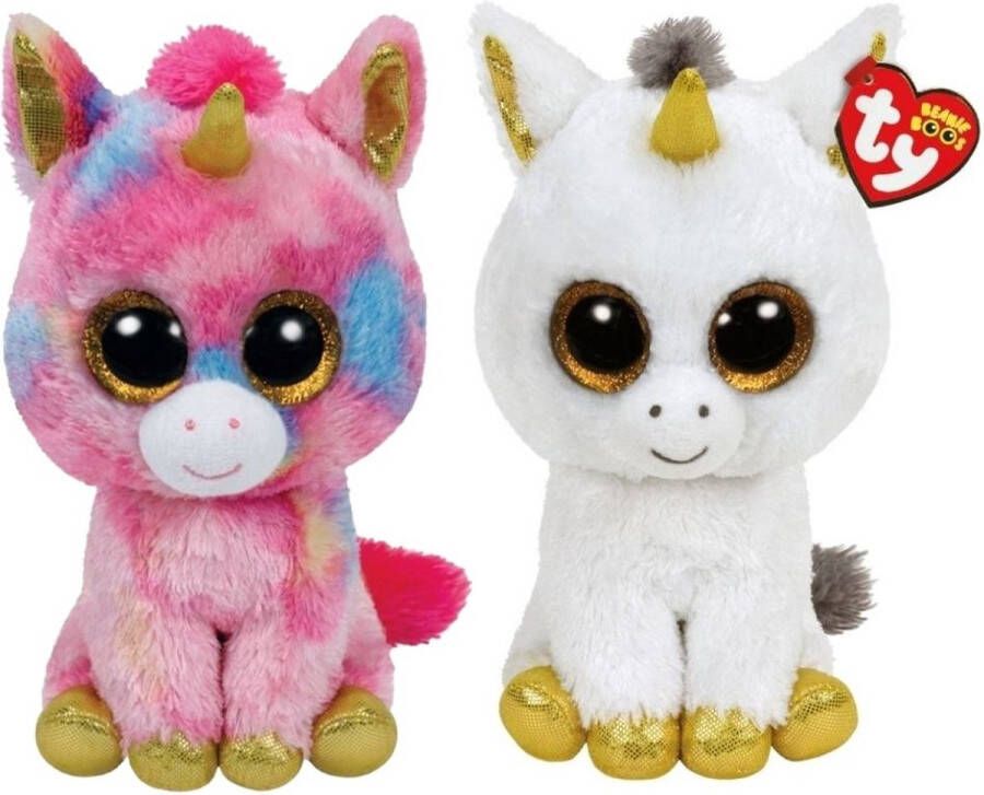 Ty Knuffel Beanie Boo&apos;s XL Fantasia Unicorn & Pegasus Unicorn