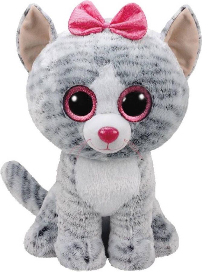 Ty Beanie Boo's XL Kiki Cat knuffel 42 cm