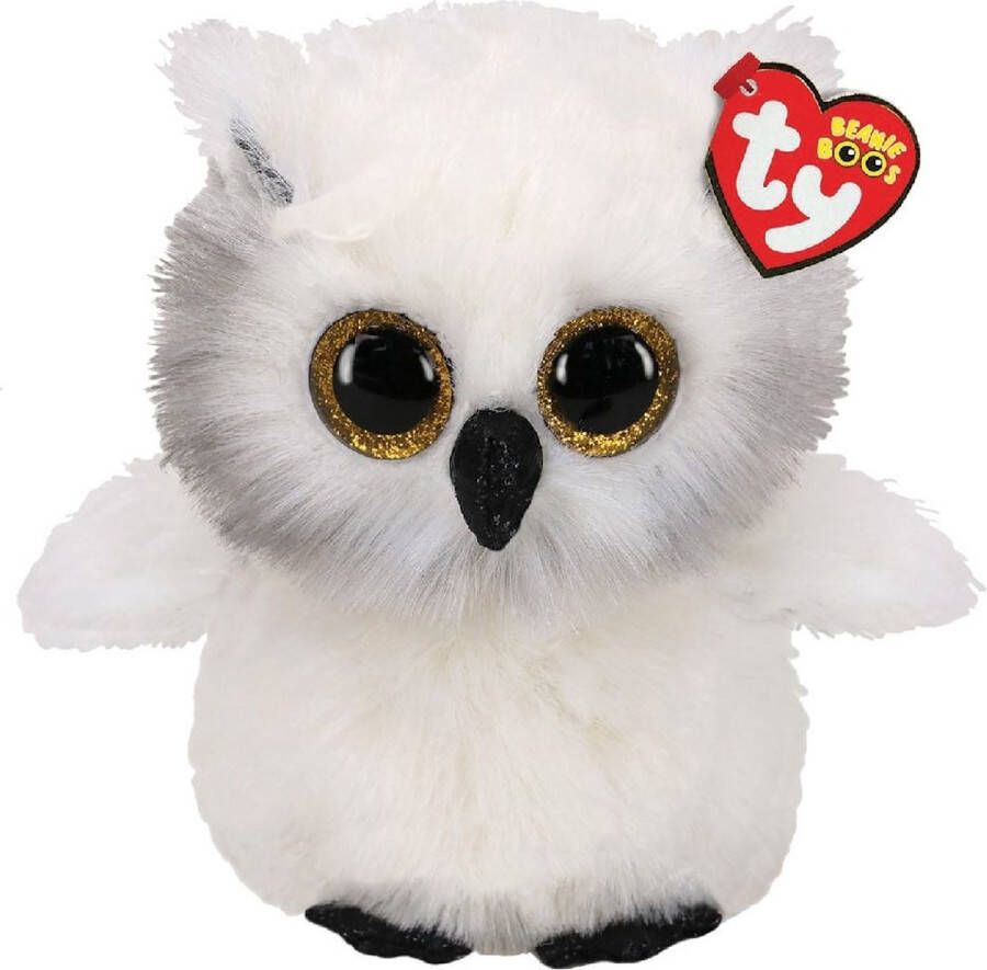 Ty Beanie Buddy Austin Owl knuffel 24 cm