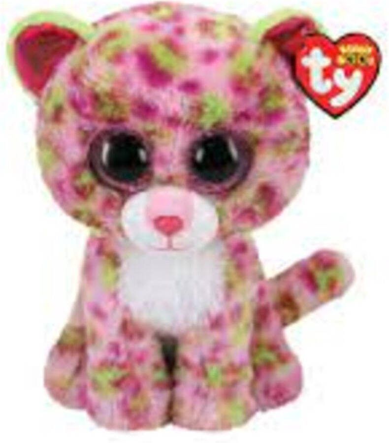 Ty knuffels Ty Beanie Buddy Lainey leopard 24 cm