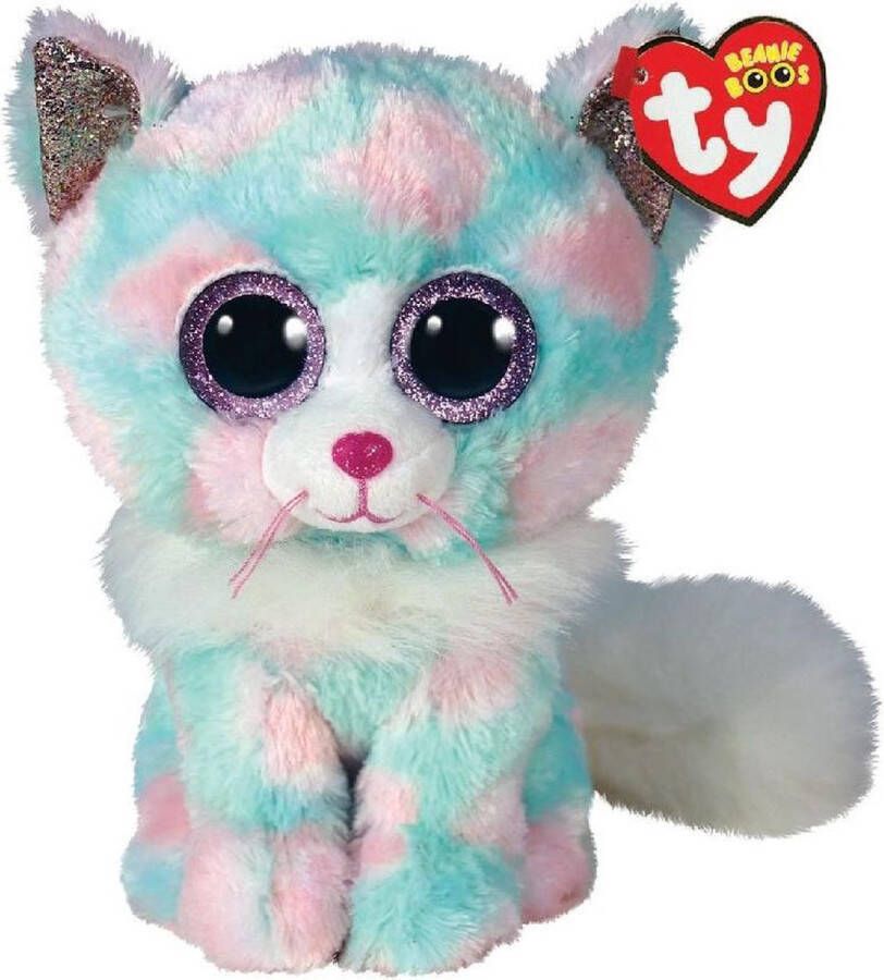 Ty Beanie Buddy Opal Cat knuffel 24 cm