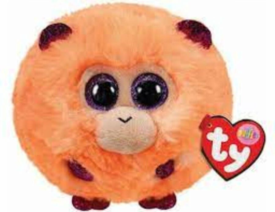 Ty Knuffel Teeny Puffies Coconut Monkey 10cm