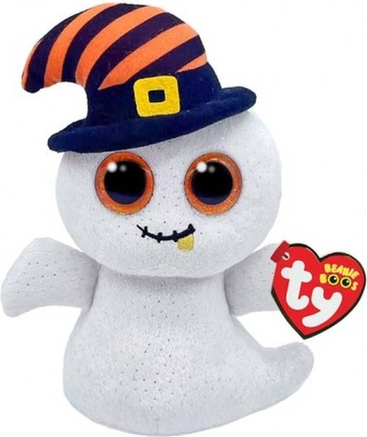 Ty knuffels Ty Beanie Boo's Halloween Ghost White 15cm