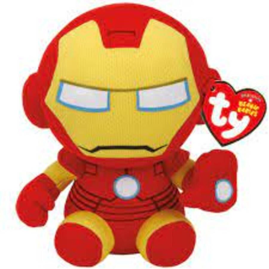 Ty Beanie Babies Marvel Knuffel Iron Man 15 Cm