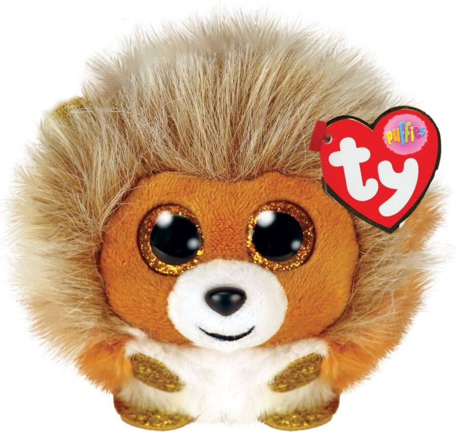 Ty Knuffel Teeny Puffies Ceasar Tan Leeuw 10cm