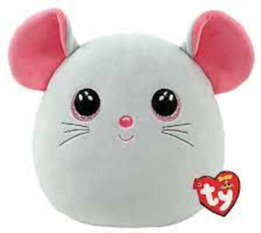 Ty Squish a Boo Catnip Mouse Muis 31 cm Knuffel