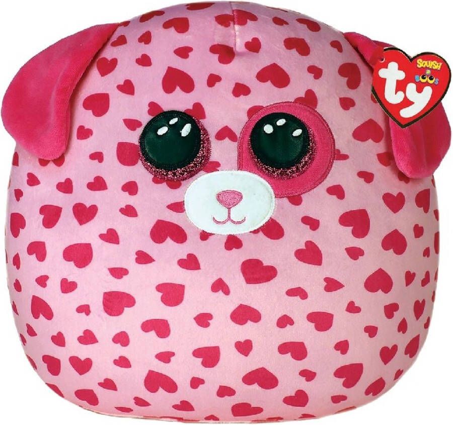 Ty Squish a Boo Valentijn Tickle Dog 20 cm Knuffel