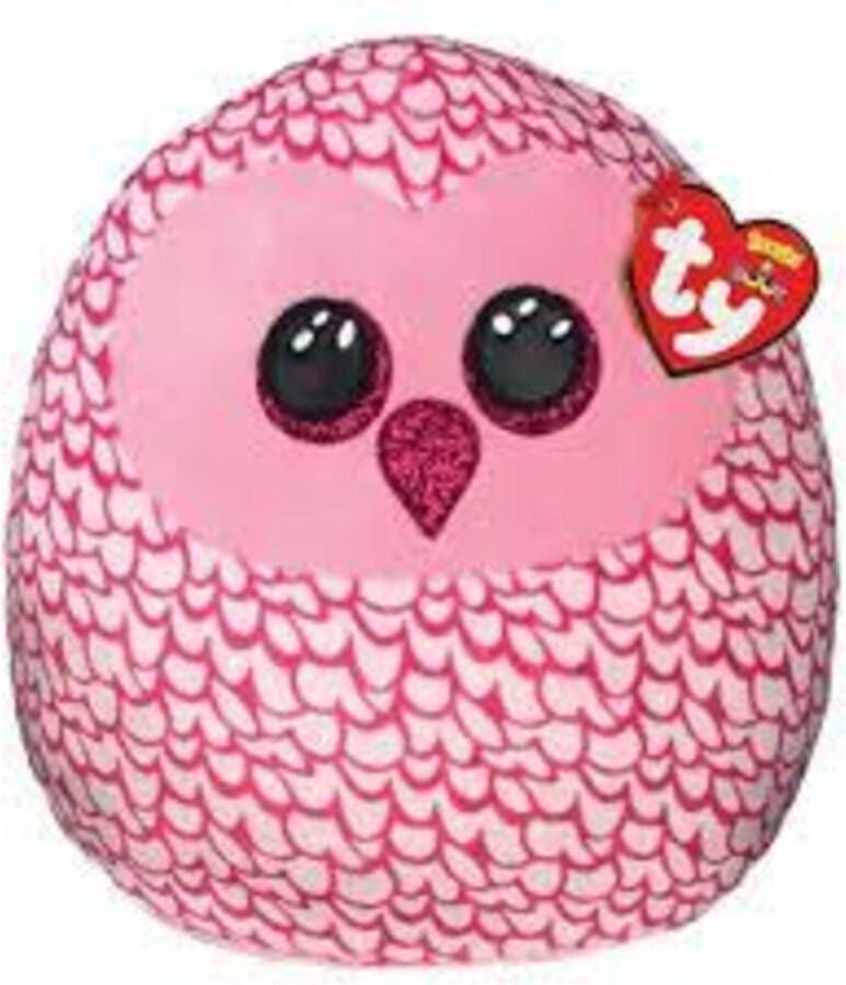 Ty Squish A Boo Knuffelkussen Uil Pinky 31 cm