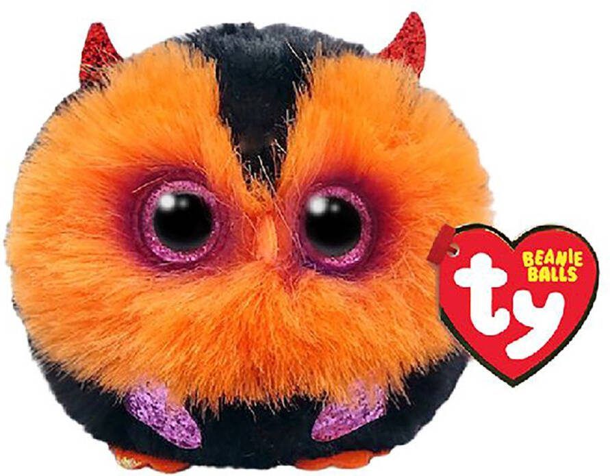 Ty Teeny Puffies Halloween Owl Orange 10 cm 1 stuk