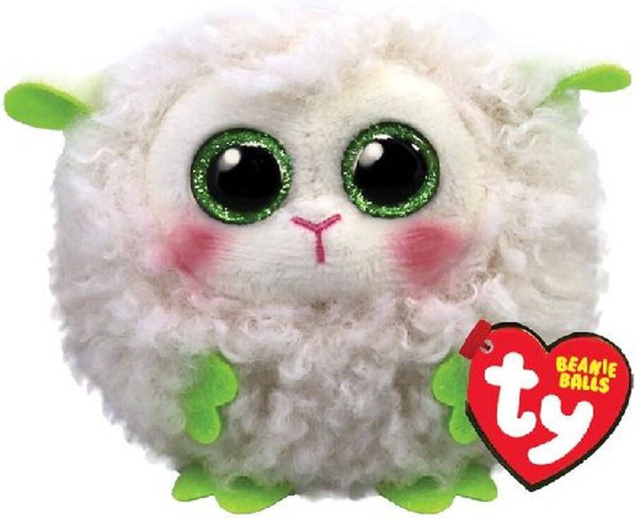 Ty Teeny Puffies Spring Lamb Baasby Knuffel 10 cm