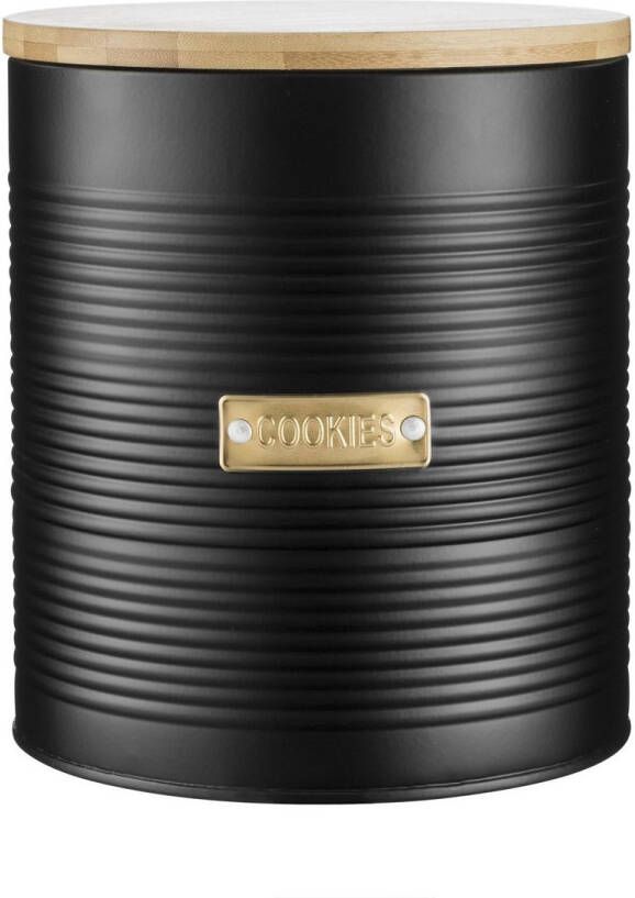 Typhoon Otto – Vershouddoos Koekjestrommel Zwart ø16cm H18cm