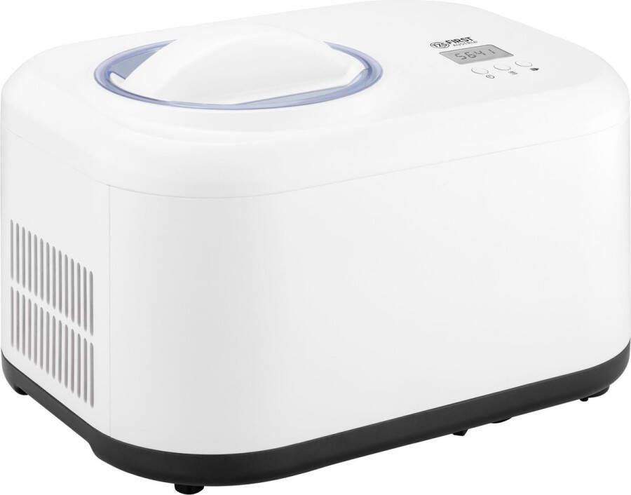 TZS FIRST AUSTRIA IJsmachine 1 L Zelfvriezend met compressor Roomijsmachine Ice Cream Maker Wit