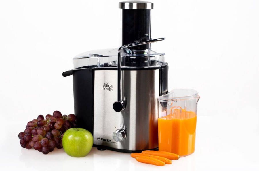 TZS FIRST AUSTRIA Sapcentrifuge Slowjuicer Juicer 750ml 2 standen RVS 800W Met Pulpcontainer