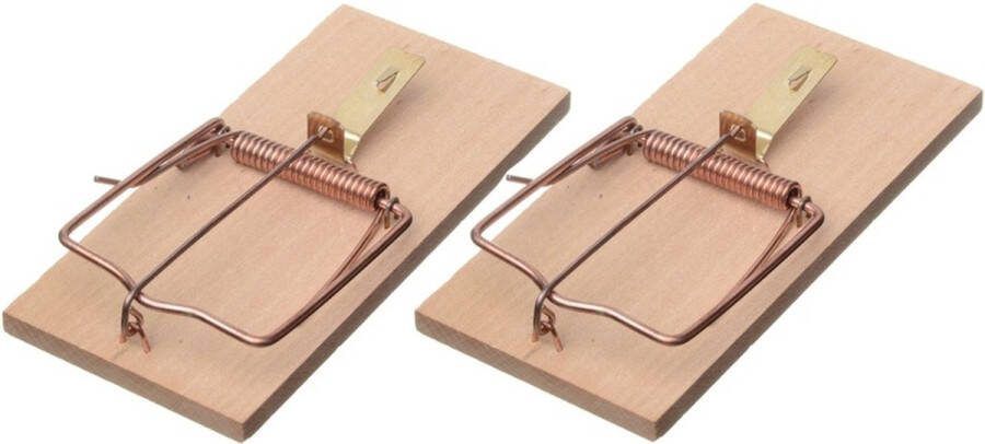 Ubbink 2x Rattenvallen rattenklemmen 17 cm Ongediertebestrijding ongediertewering tegen ratten