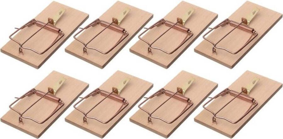 Ubbink 8x Rattenvallen rattenklemmen 17 cm ongediertebestrijding Ongediertevallen Ongediertebestrijding
