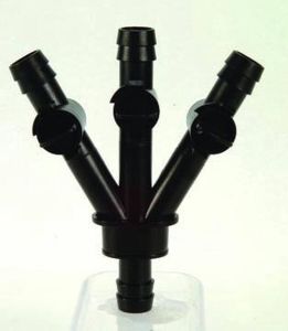 Ubbink Driewegkraan 19mm pomp- en filteraccessoires