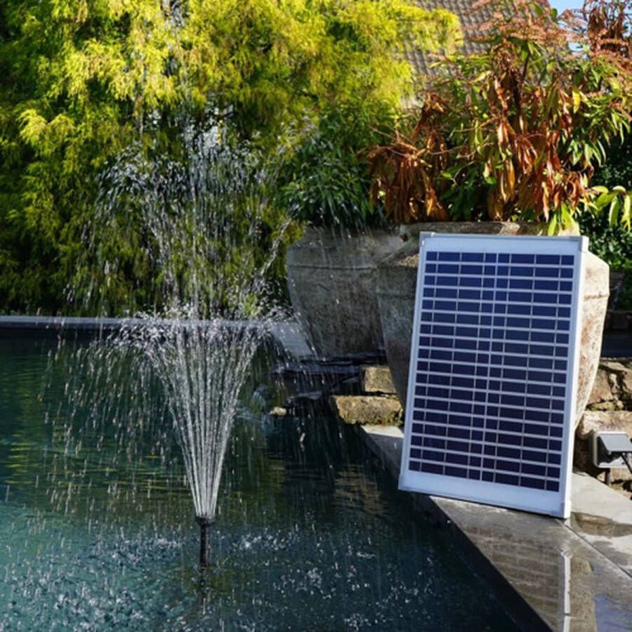 Ubbink SolarMax 1000 vijverpomp fontein met zonnepaneel exclusief accu