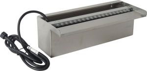 Ubbink Niagara 30 Waterval Roestvrij Staal Met Led Verlichting 10x30x12 5cm: