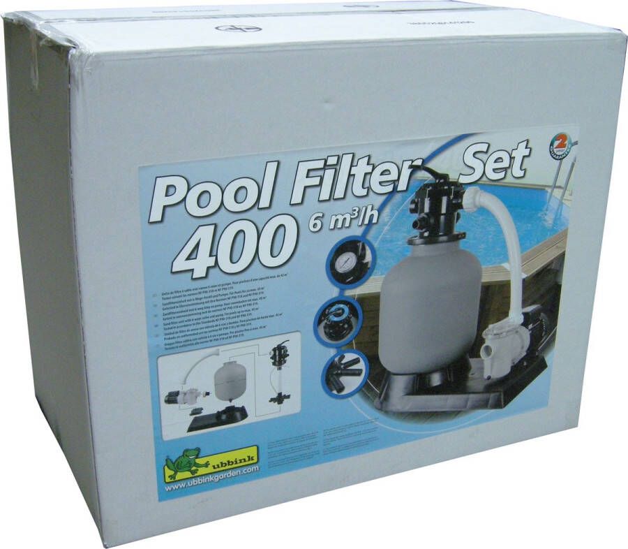 Ubbink Poolfilter Set 400-6 0 m3 Zandfilter incl. Zwembadpomp
