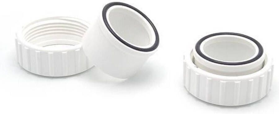 Ubbink Set Verb.Stuk+O-Ring+Moer Ø50mm Tbv Poolmax Zwembadpomp