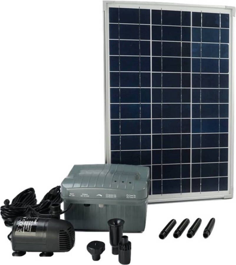 Ubbink SolarMax 1000 vijverpomp fontein met zonnepaneel inclusief accu