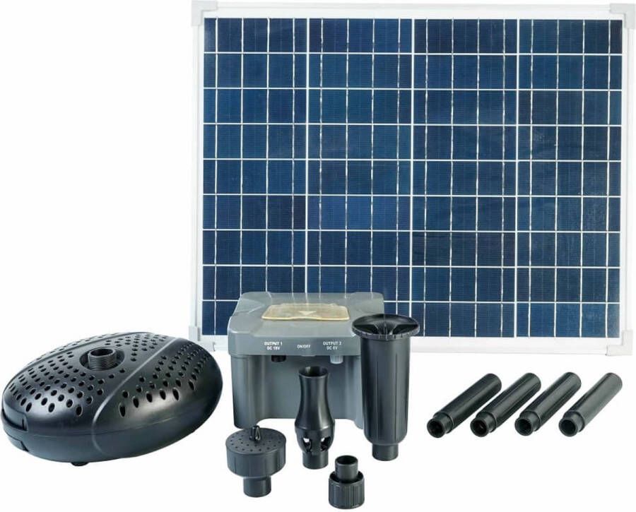 Ubbink SolarMax 2500 fonteinpomp op zonne-energie met accu vijverpomp