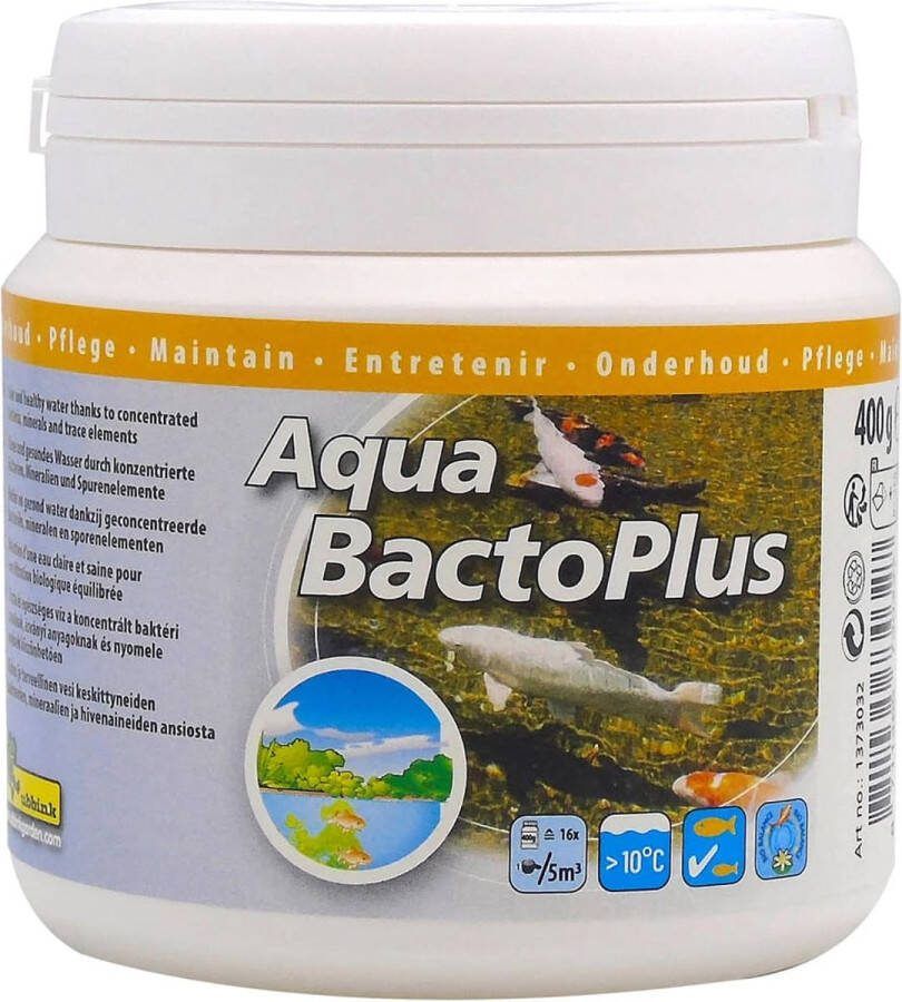 Ubbink vijverwaterbehandelingsmiddel Aqua Bacto Plus 400g wateronderhoud