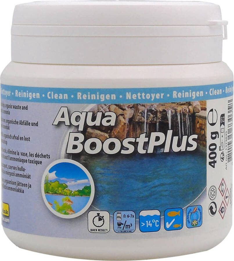 Ubbink vijverwaterbehandelingsmiddel Aqua Boost Plus 400g wateronderhoud