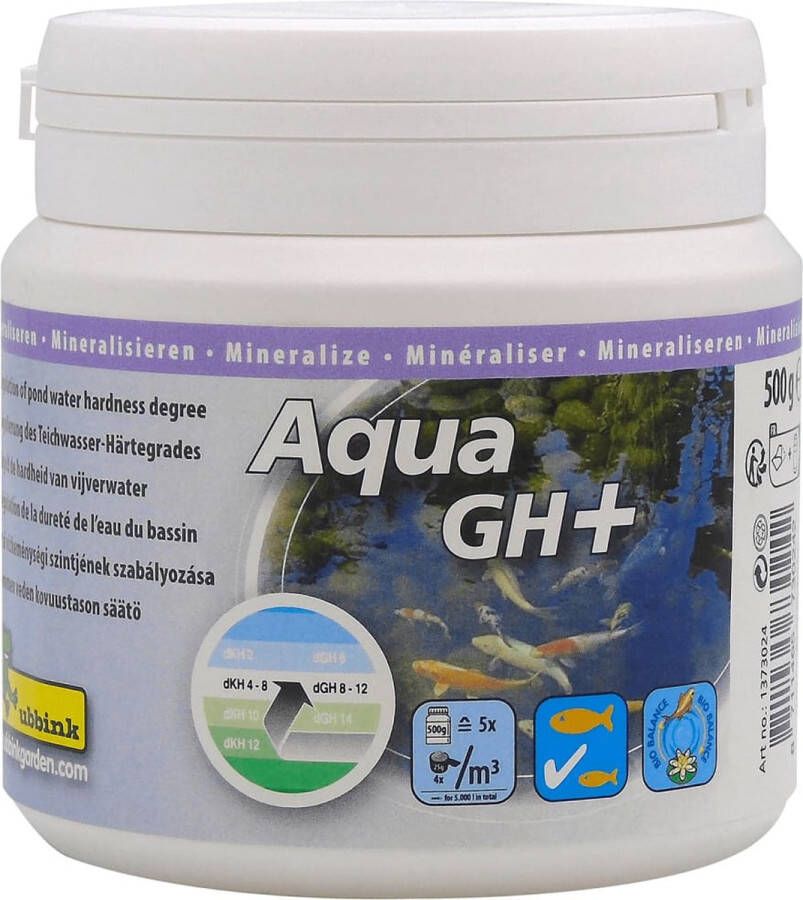 Ubbink vijverwaterbehandelingsmiddel Aqua GH+ 500g wateronderhoud