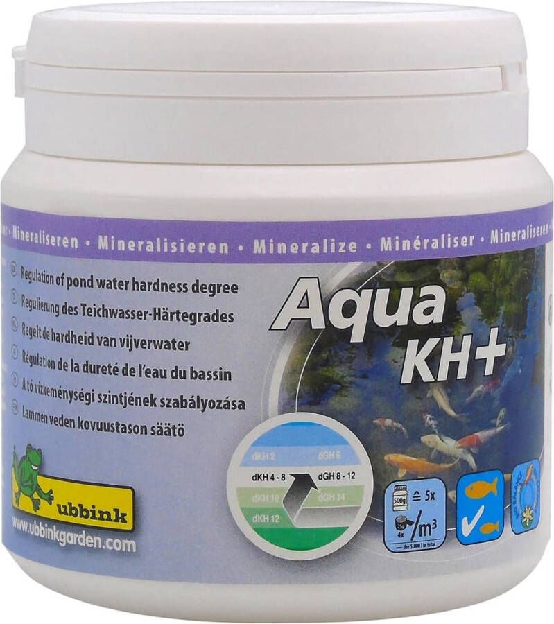 Ubbink vijverwaterbehandelingsmiddel Aqua KH+ 500g wateronderhoud