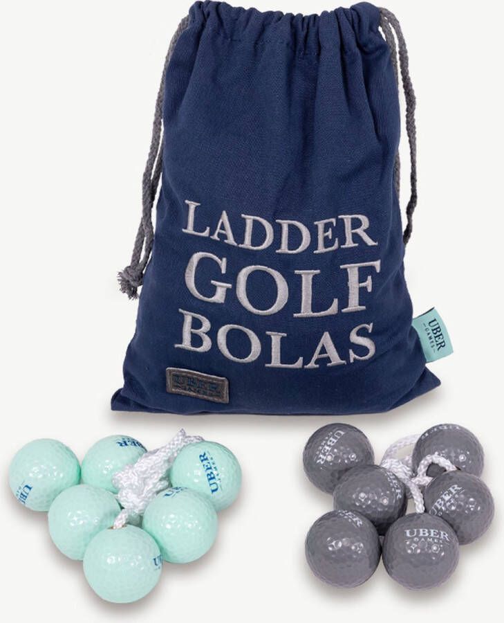 Ubergames Ladder Golf Bola's Hard 3 Groen & 3 Grijs Echte Golfballen Top Kwaliteit Klasse en Geweldig