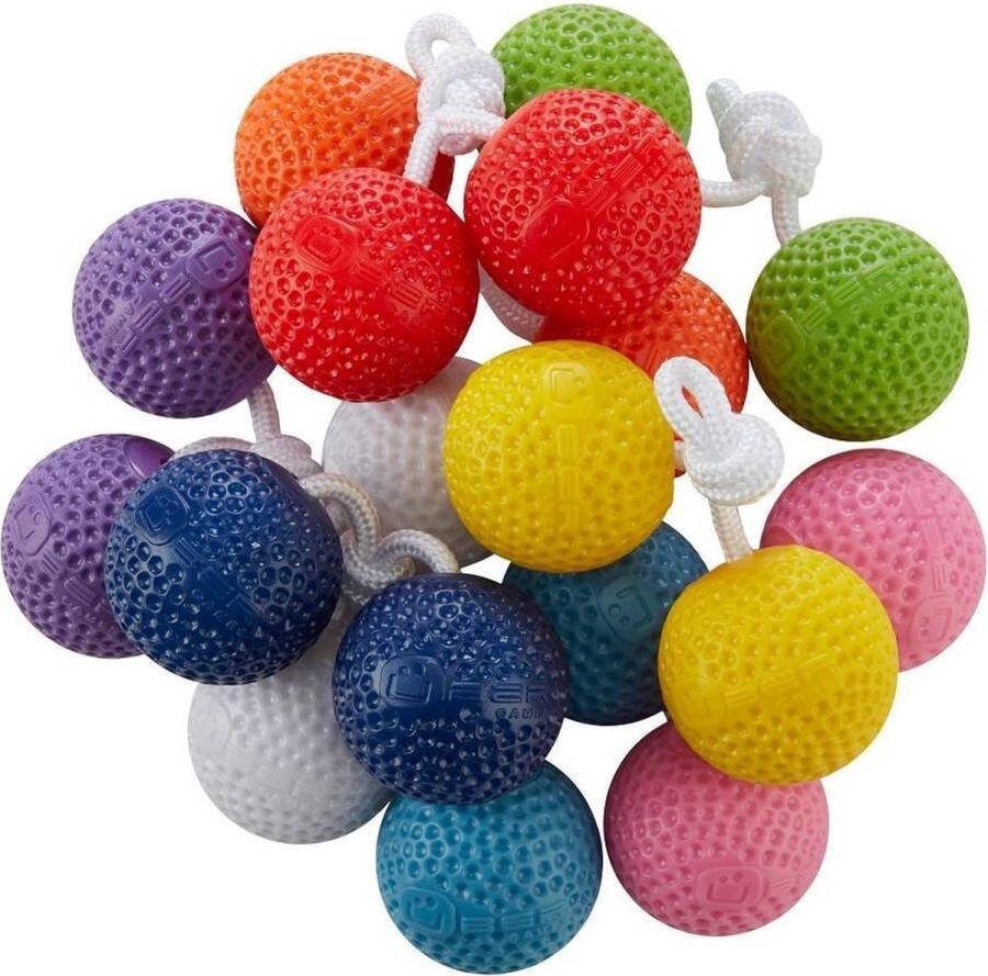 Ubergames Laddergolf Soft Bolas 3x2 bolas dus 3 werpsets originele Sport ballen voor Spinladder of Laddergol Officieel Kleur Blauw Klasse en Geweldig