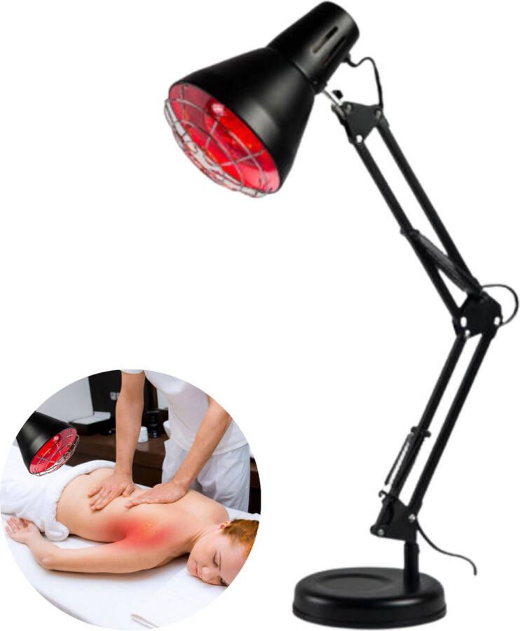 Udem Infrarood lamp- Infraroodlamp met warmtelamp-Infrarood lamp spieren gewrichten pijn huid