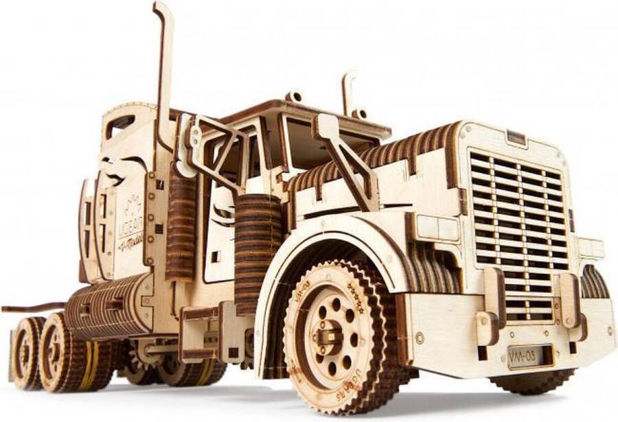 Ugears Houten 3D puzzel houten bouwpakket Heavy Boy Truck VM-03 541 onderdelen