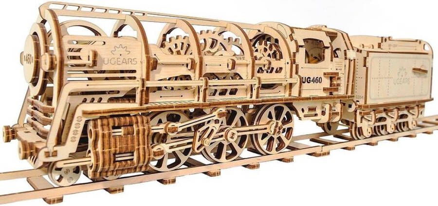 Ugears Houten Modelbouw Locomotief met Tender