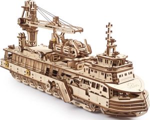 Ugears Houten Modelbouw Onderzoeksschip