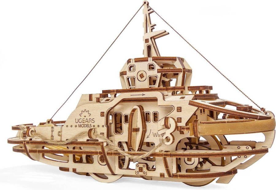 Ugears Houten Modelbouwpakket Sleepboot