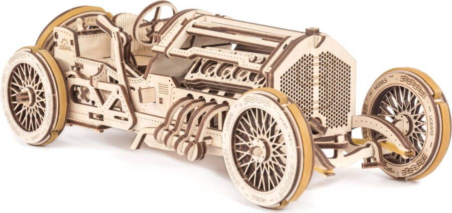 Ugears Houten Modelbouw U-9 Grand Prix Auto