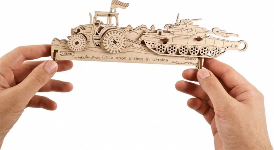 Ugears modelbouw hout Brave UA Tractor