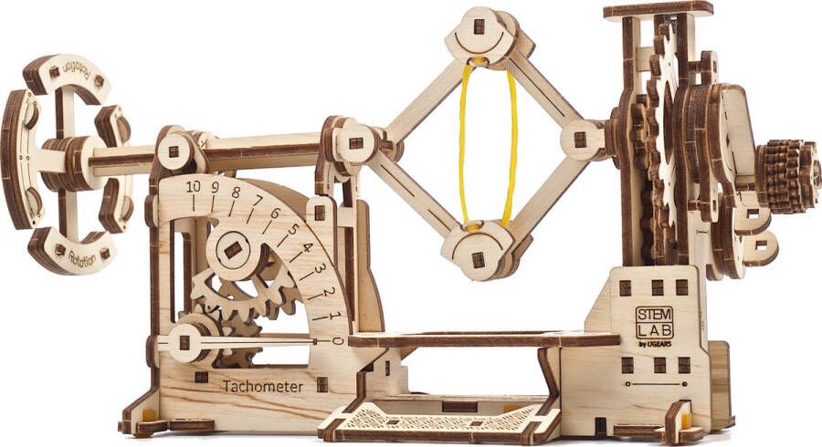Ugears modelbouw hout Tachometer toerenteller stem lab serie
